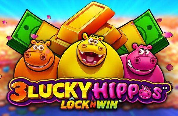 3 Lucky Hippos Lock and Win Slot Games Global